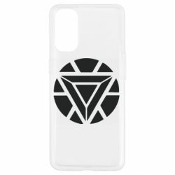 Чехол для Oppo Reno 4 Iron Man Heart - PrintSalon