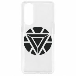 Чехол для Oppo Reno 4 Pro Iron Man Heart - PrintSalon