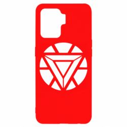 Чехол для Oppo Reno 5 Lite Iron Man Heart - PrintSalon