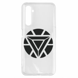 Чехол для Realme 6 Pro Iron Man Heart - PrintSalon