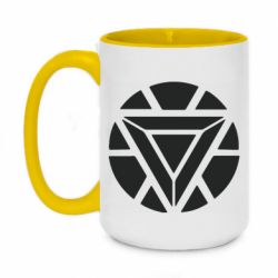 Чашка двухцветная 420ml Iron Man Heart