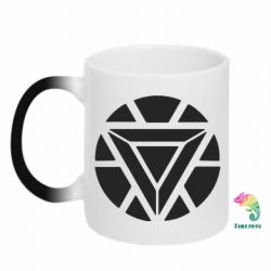 Чашка-хамелеон Iron Man Heart