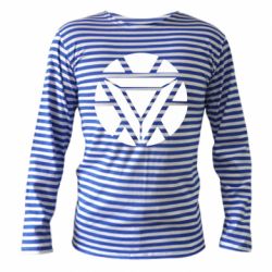 Тельняшка с длинным рукавом Iron Man Heart - PrintSalon