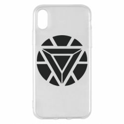 Чехол для iPhone X/Xs Iron Man Heart - PrintSalon
