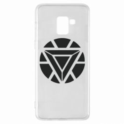Чехол для Samsung A8+ 2018 Iron Man Heart