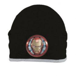 Шапка Iron man helmet wood texture - PrintSalon