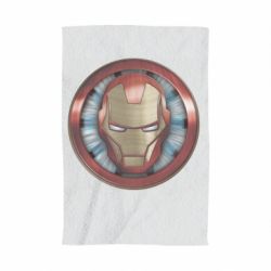 Полотенце с принтом Iron man helmet wood texture - PrintSalon