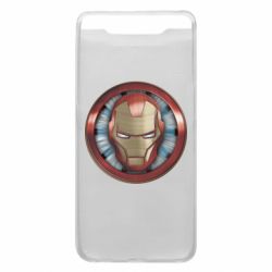 Чехол для Samsung A80 Iron man helmet wood texture - PrintSalon