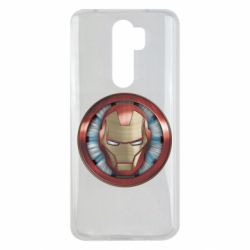 Чехол для Xiaomi Redmi Note 8 Pro Iron man helmet wood texture - PrintSalon