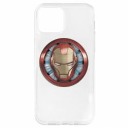 Чехол для iPhone 12 Pro Iron man helmet wood texture - PrintSalon