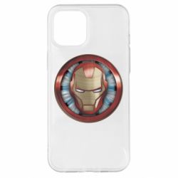 Чехол для iPhone 12 Pro Max Iron man helmet wood texture - PrintSalon