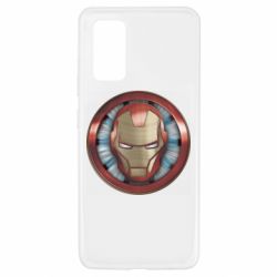 Чехол для Samsung A32 4G Iron man helmet wood texture - PrintSalon