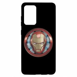 Чехол для Samsung A52 5G Iron man helmet wood texture - PrintSalon