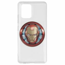 Чохол для Samsung S10 Lite Iron man helmet wood texture