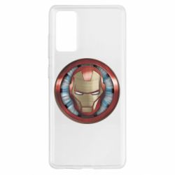 Чехол для Samsung S20 FE Iron man helmet wood texture - PrintSalon