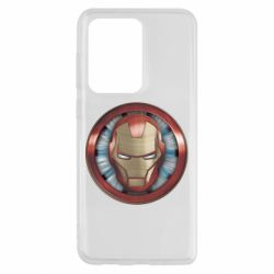 Чехол для Samsung S20 Ultra Iron man helmet wood texture - PrintSalon
