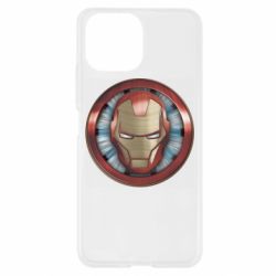 Чехол для Xiaomi Mi11 Lite Iron man helmet wood texture - PrintSalon