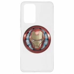 Чехол для Xiaomi Redmi Note 10 Pro Iron man helmet wood texture - PrintSalon