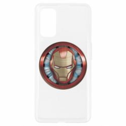 Чехол для Realme 7 Pro Iron man helmet wood texture - PrintSalon