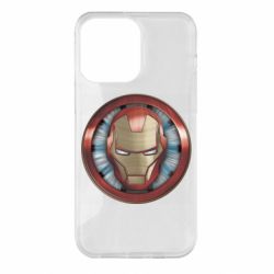 Чехол для iPhone 14 Pro Max Iron man helmet wood texture - PrintSalon
