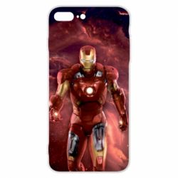 Чохол для iPhone 7 Plus Iron Man in space - PrintSalon