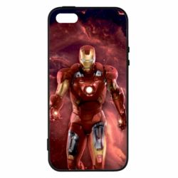 Чохол для iphone 5/5S/SE Iron Man in space - PrintSalon