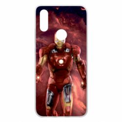 Чохол для Xiaomi Redmi 7 Iron Man in space - PrintSalon