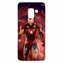 Чохол для Samsung A8 2018 Iron Man in space - PrintSalon