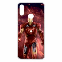 Чехол для Samsung A10s Iron Man in space
