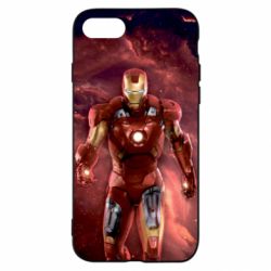 Чохол для iPhone SE 2020 Iron Man in space - PrintSalon