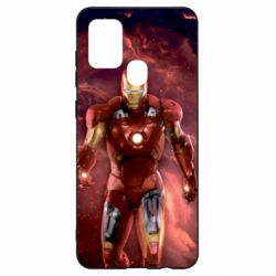 Чохол для Samsung A21s Iron Man in space - PrintSalon