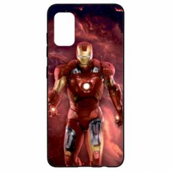 Чехол для Samsung A41 Iron Man in space