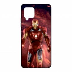 Чехол для Samsung A42 5G Iron Man in space-PrintSalon Чехол для Samsung A42 5G Iron Man in space