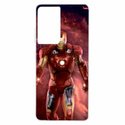 Чохол для Samsung S21 Ultra Iron Man in space - PrintSalon