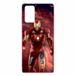 Чехол для Samsung Note 20 Iron Man in space