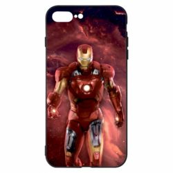 Чохол для iPhone 8 Plus Iron Man in space - PrintSalon