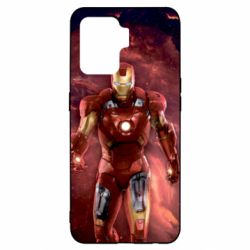 Чохол для Oppo Reno 5 Lite Iron Man in space - PrintSalon