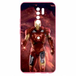 Чохол для Xiaomi Redmi 9 Iron Man in space - PrintSalon