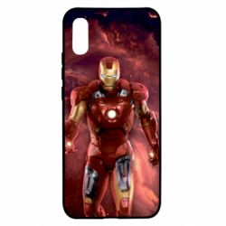 Чохол для Xiaomi Redmi 9a Iron Man in space - PrintSalon
