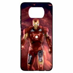 Чохол для Xiaomi Poco X3 Iron Man in space - PrintSalon