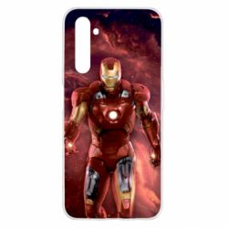 Чохол для Realme 6 Iron Man in space - PrintSalon