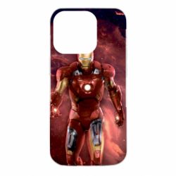 Чохол для iPhone 14 Pro Iron Man in space - PrintSalon