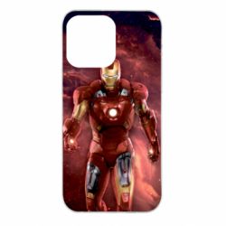 Чохол для iPhone 14 Pro Max Iron Man in space - PrintSalon