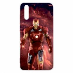 Чохол для Huawei P20 Iron Man in space - PrintSalon