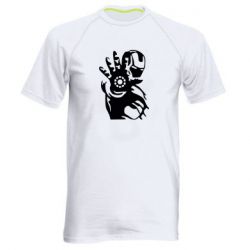 Чоловіча футболка для спорту Iron man ready for battle - PrintSalon