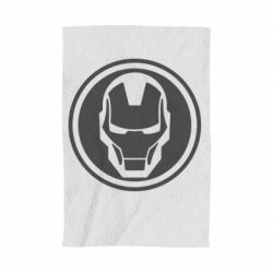 Полотенце с принтом Iron man symbol - PrintSalon