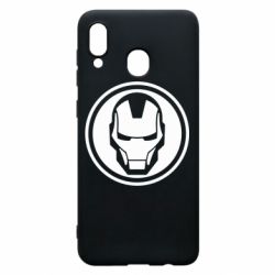 Чехол для Samsung A20 Iron man symbol - PrintSalon