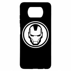 Чехол для Xiaomi Poco X3 Iron man symbol - PrintSalon