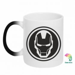 Чашка-хамелеон Iron man symbol