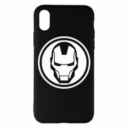 Чехол для iPhone X/Xs Iron man symbol - PrintSalon